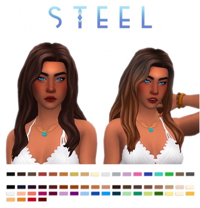 Sims 4 Steel hair at Simandy