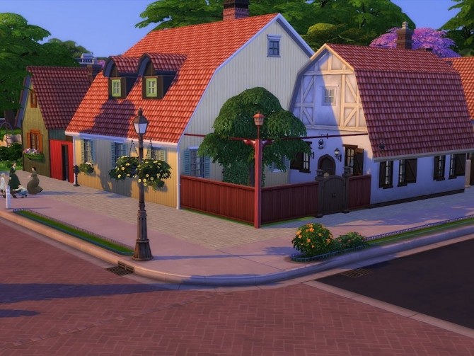 Sims 4 Beskows Block Swedish house at KyriaT’s Sims 4 World