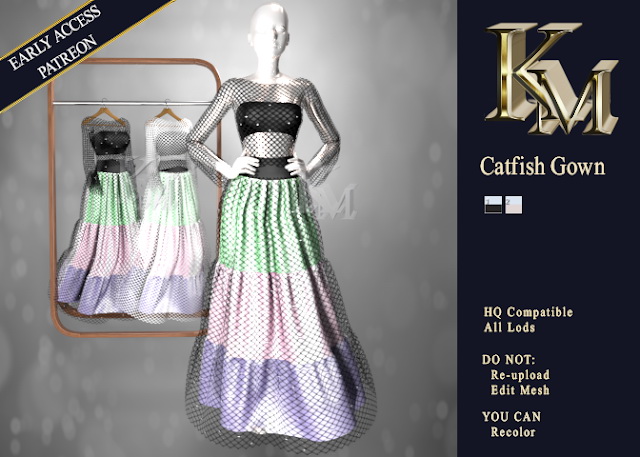 Sims 4 Catfish Gown at KM