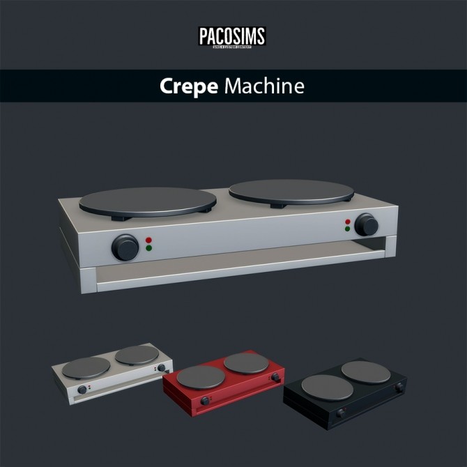 Sims 4 Crepe Machine Decor (P) at Paco Sims