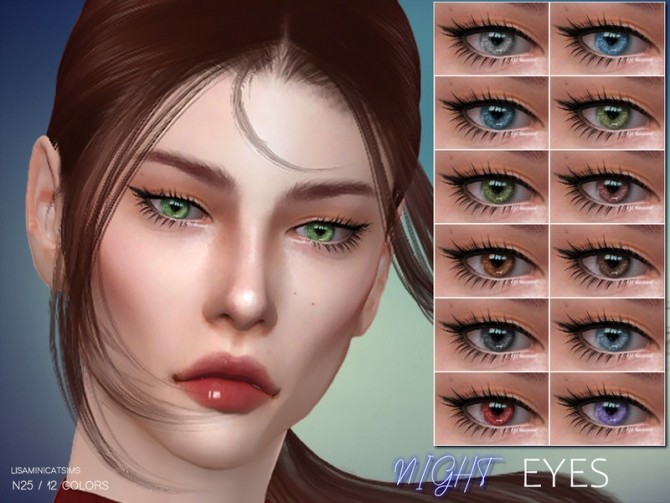 Sims 4 LMCS Night Eyes N25 by Lisaminicatsims at TSR