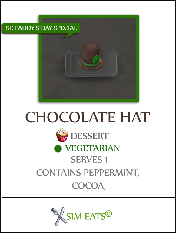 Sims 4 CHOCOLATE HAT at Icemunmun