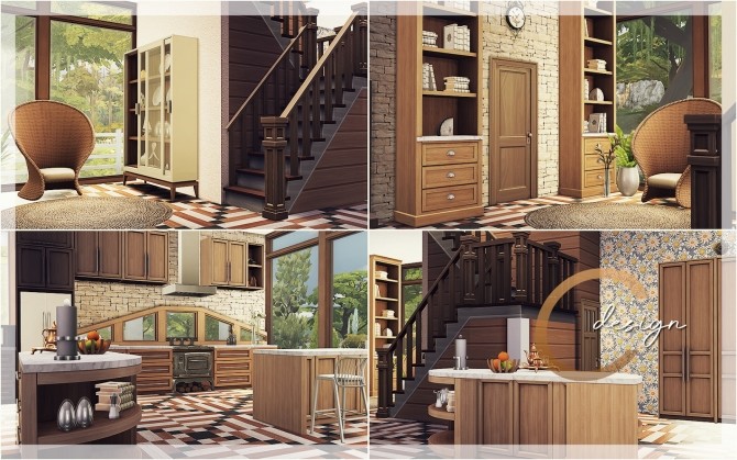 Sims 4 Beautiful Lake House at Cross Design