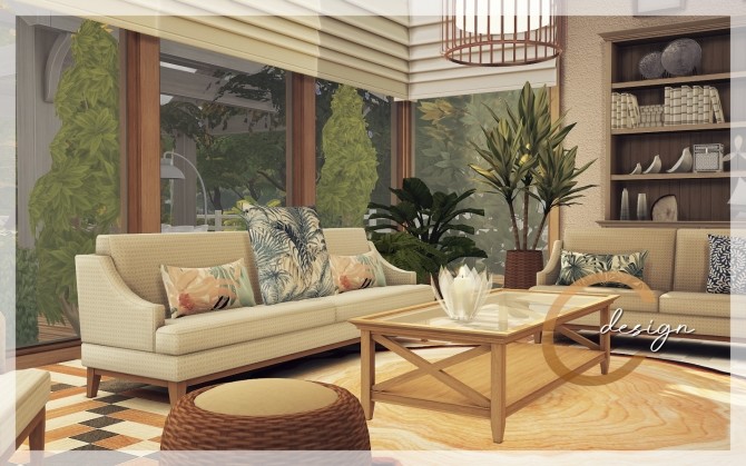 Sims 4 Beautiful Lake House at Cross Design