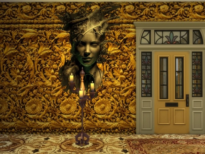 Sims 4 More Golden Walls at Anna Quinn Stories