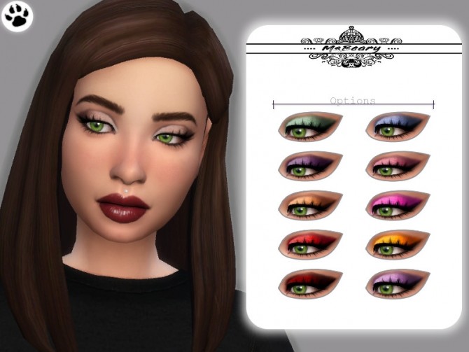 Sims 4 Drama Eyeshadow by MsBeary at TSR