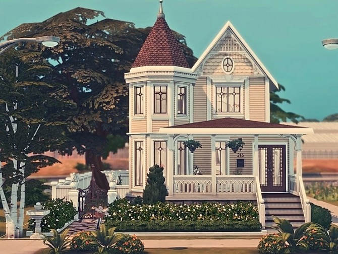 Sims 4 Little Victoria house by Sooky