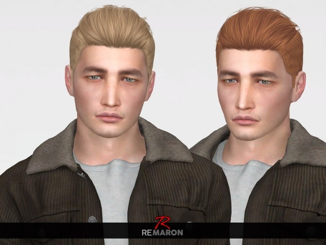 Sims 4 Damien Hair Retexture by remaron at TSR