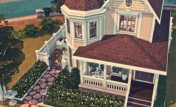 Sims 4 Little Victoria house by Sooky
