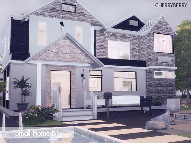 Sims 4 Small Home B1 at Cherryberry