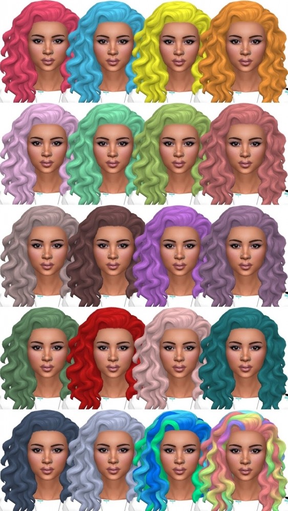 Sims 4 Cats & Dogs Female Hair Recolors at Annett’s Sims 4 Welt