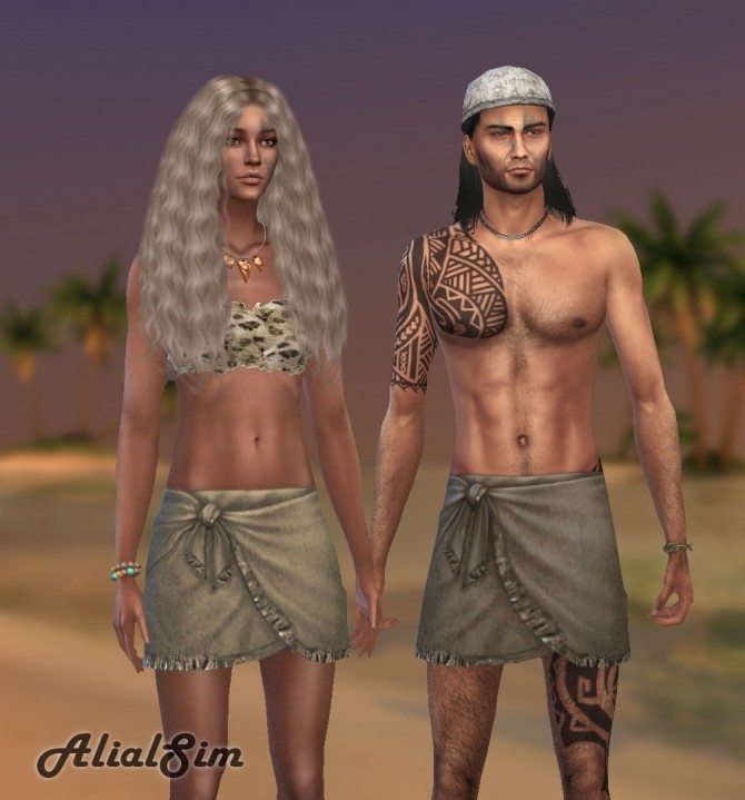 Sims 4 Worn Skirt at Alial Sim