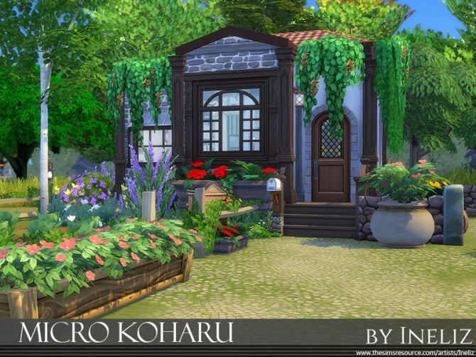 Sims 4 Micro Koharu home by Ineliz at TSR