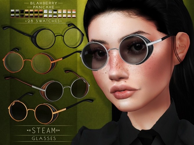 Sims 4 Steam glasses at Blahberry Pancake