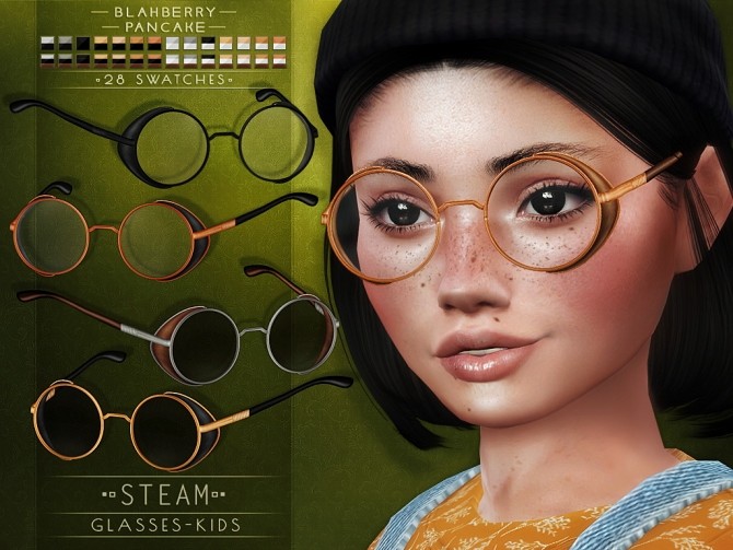 Sims 4 Steam glasses at Blahberry Pancake