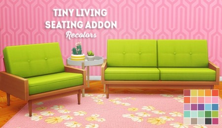 Tiny living seating addons recolors at Lina Cherie