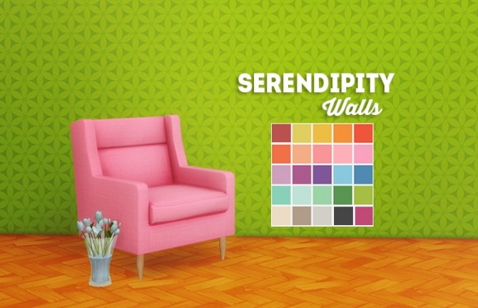 Sims 4 Serendipity walls at Lina Cherie