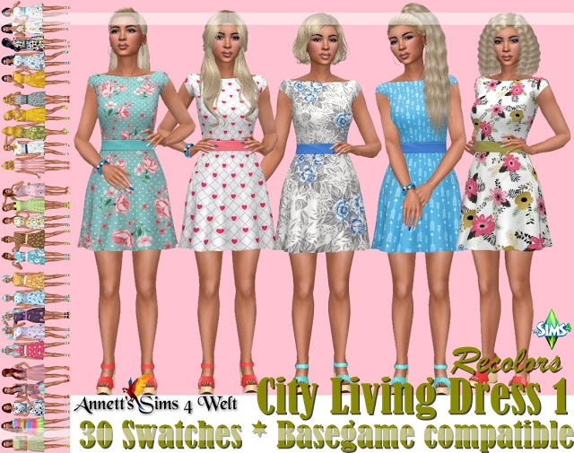 sims 4 city living recolor