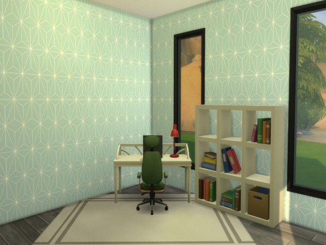 Sims 4 Geometric Papers by RedLampShade at TSR
