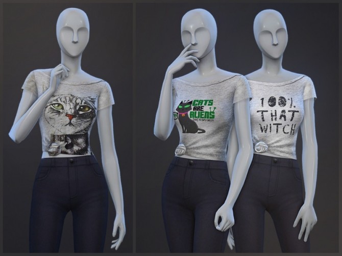 Sims 4 Rebellion t shirts by sugar owl at TSR