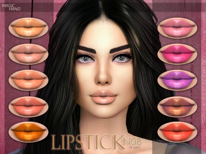 Sims 4 Lipstick N08 by MagicHand at TSR