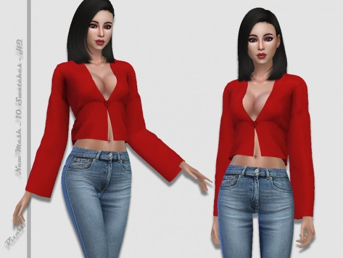 Sims 4 Ladies Spring Top by pizazz at TSR