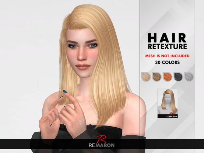 Sims 4 Onika Hair Retexture by remaron at TSR