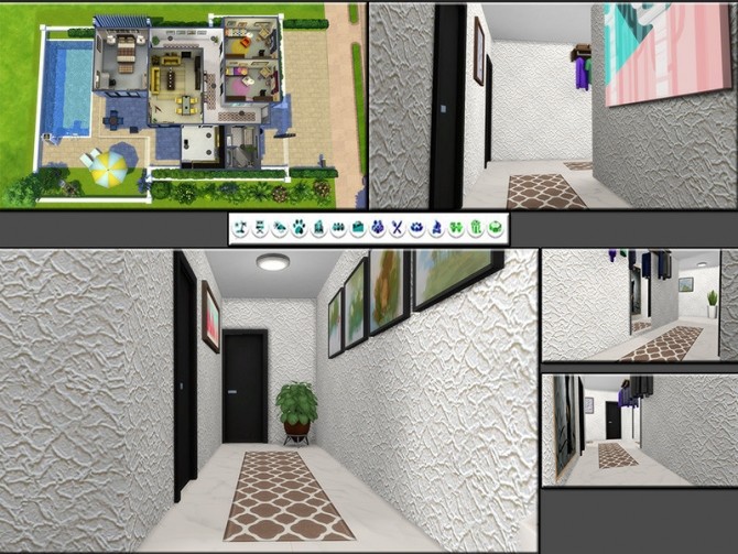 Sims 4 MB Blue Line house by matomibotaki at TSR