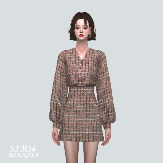 Sims 4 Spring Mini Dress B at Marigold