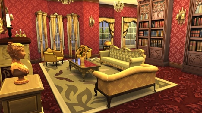 Sims 4 Hatfield Palace by Bloup at Sims Artists