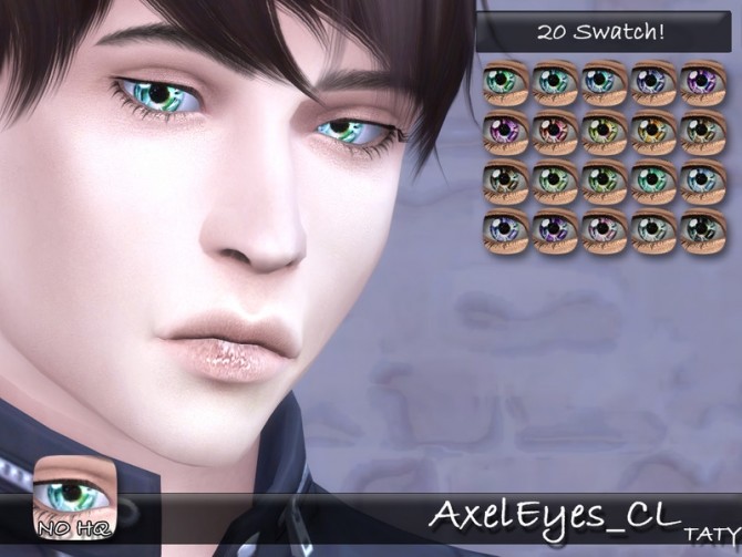 Sims 4 Axel Eyes CL by tatygagg at TSR