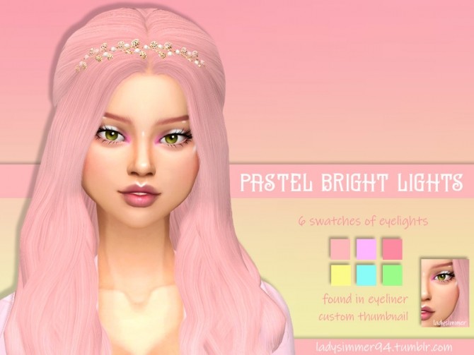 Sims 4 Pastel Bright Lights by LadySimmer94 at TSR
