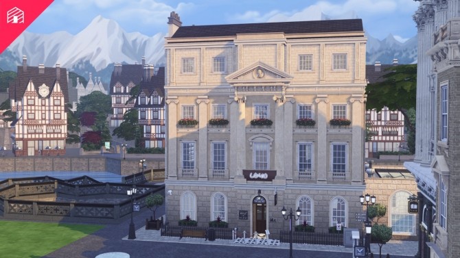 Sims 4 Windenburg House : Private Members Club at Harrie