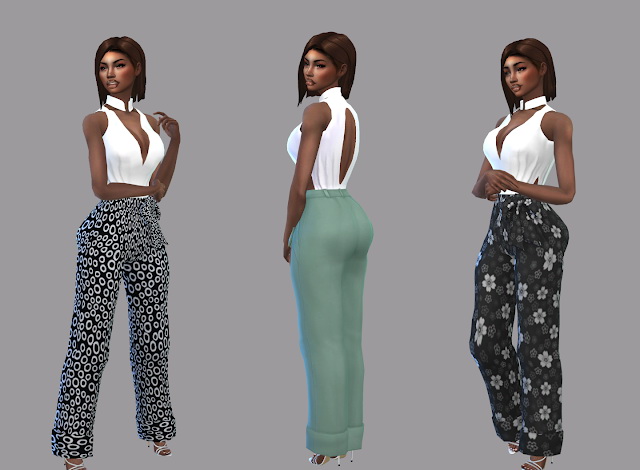Sims 4 Pants with Body Outfit at Teenageeaglerunner