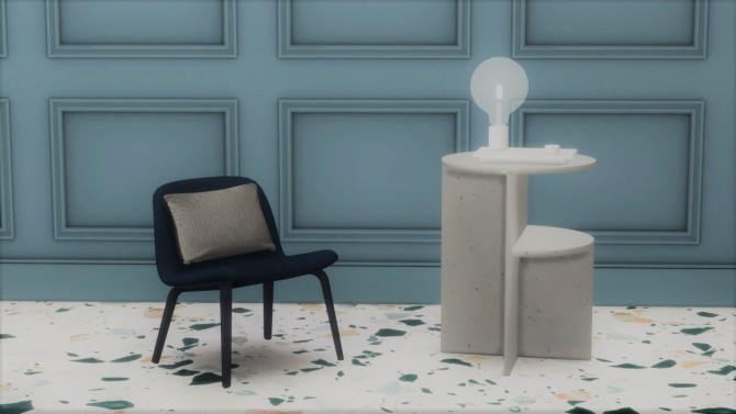 Sims 4 VISU LOUNGE CHAIR (UPHOLSTERED) at Meinkatz Creations