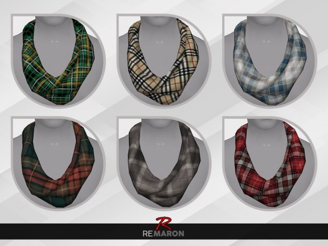 Sims 4 Scarf 01 for Men by remaron at TSR