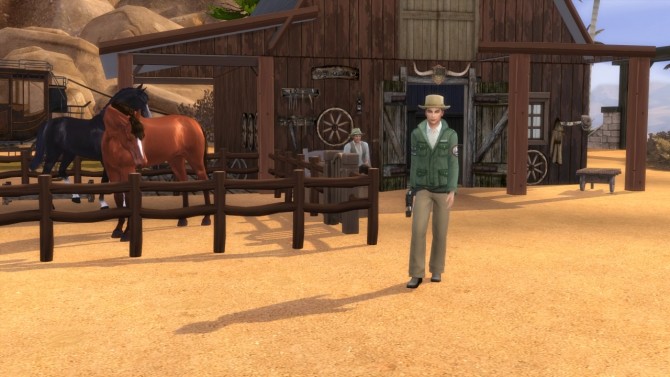 Sims 4 Bonanza Panderosa ranch and Cartwright family at Alial Sim