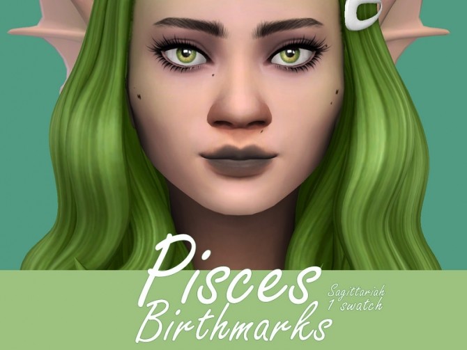 Sims 4 Pisces Birthmarks by Sagittariah at TSR