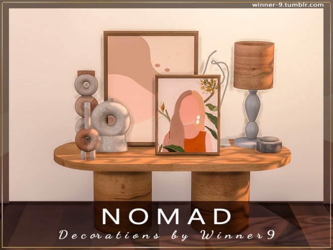 Sims 4 Nomad Decorations by Winner9 at TSR