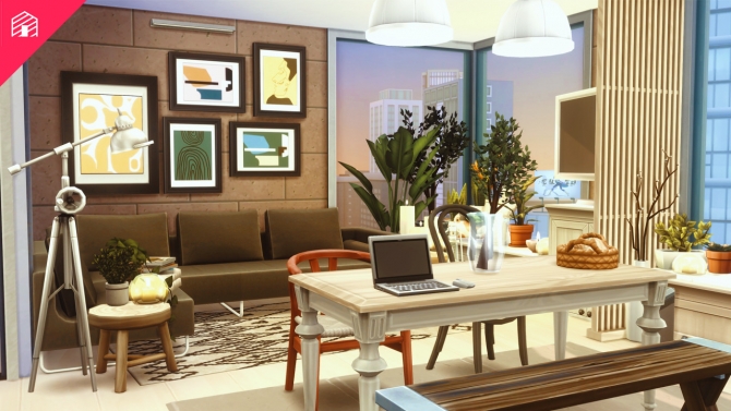 Hipster Hygge Apartment at Harrie » Sims 4 Updates