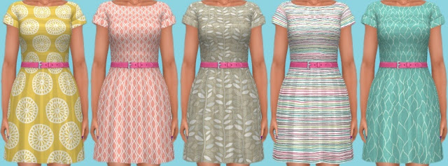Sims 4 Get Together Dress Recolors at Annett’s Sims 4 Welt