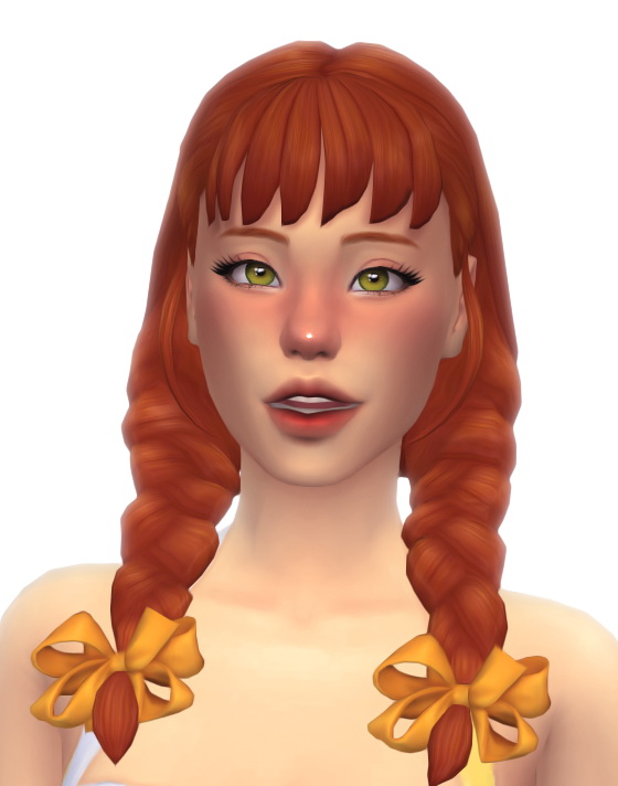 Banana hair at Simandy » Sims 4 Updates.