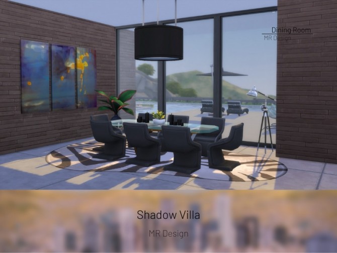 Sims 4 Shadow Villa by MR Design at TSR
