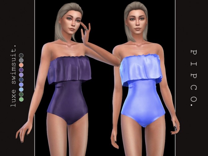 Sims 4 Luxe swimsuit by Pipco at TSR