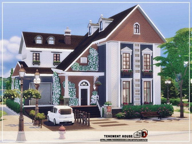 Sims 4 Tenement house by Danuta720 at TSR