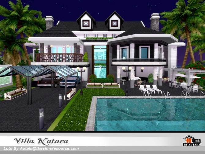 Sims 4 Villa Natara NoCC by autaki at TSR