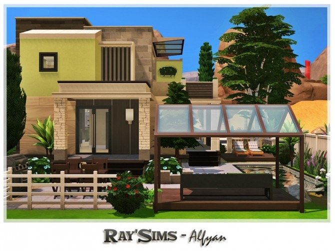 Sims 4 Alfyan house fully furnished and decorated by Ray Sims at TSR