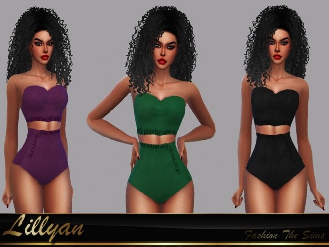 Sims 4 Fabiana swimsuit by LYLLYAN at TSR