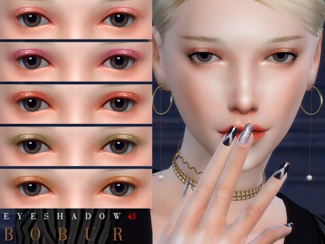 Sims 4 Eyeshadow 43 by Bobur3 at TSR