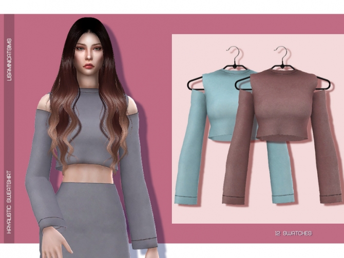 LMCS Hayalistic Sweatshirt by Lisaminicatsims at TSR » Sims 4 Updates